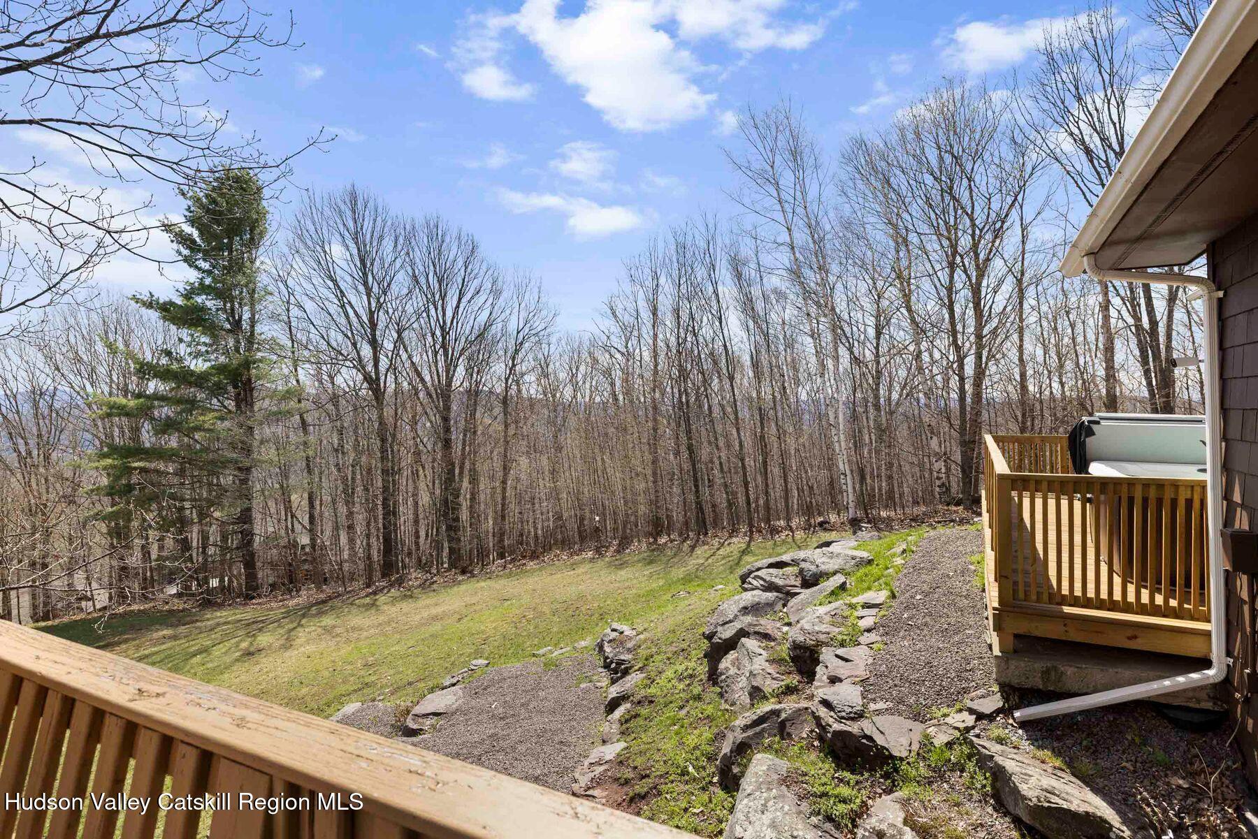 78 Buckskin Loop Windham, NY 12496 - Photo 70 of 97 a view of a backyard with iron fence
