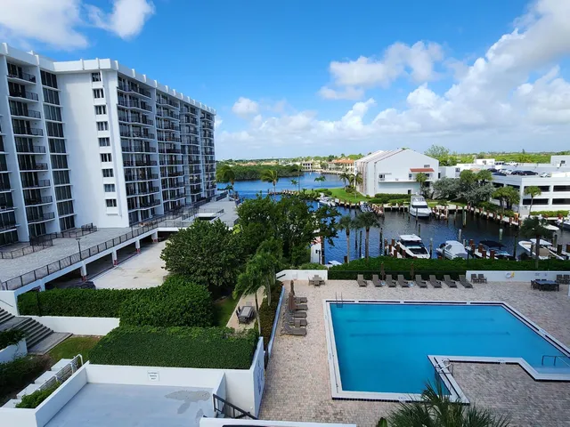 a view of a balcony with city view