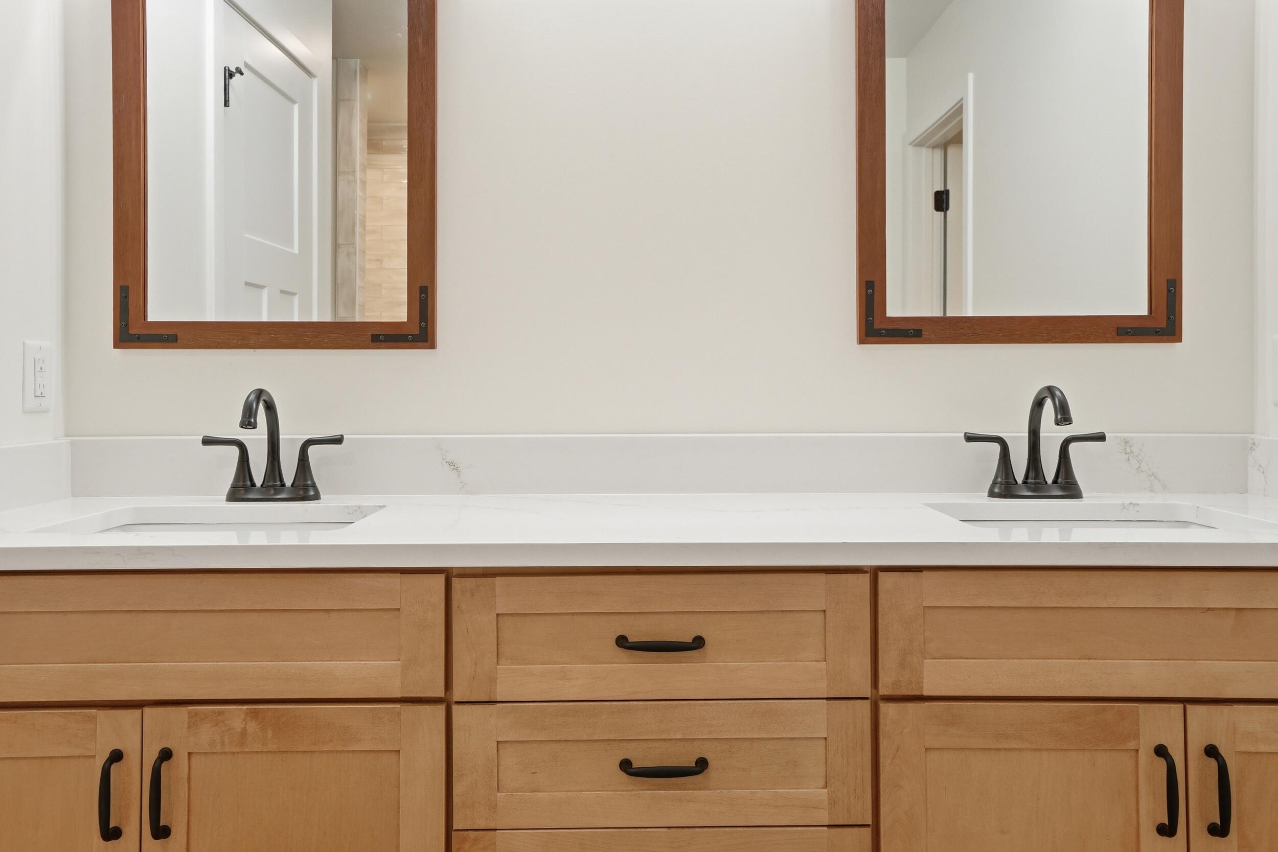 508 West Beaver Street Morocco, IN 47963 - Photo 28 of 33 a bathroom with a sink and mirror