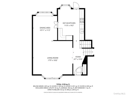 a picture of a room with a white wall and sign