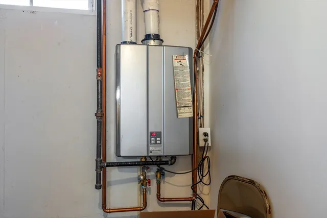 a view of water heater room