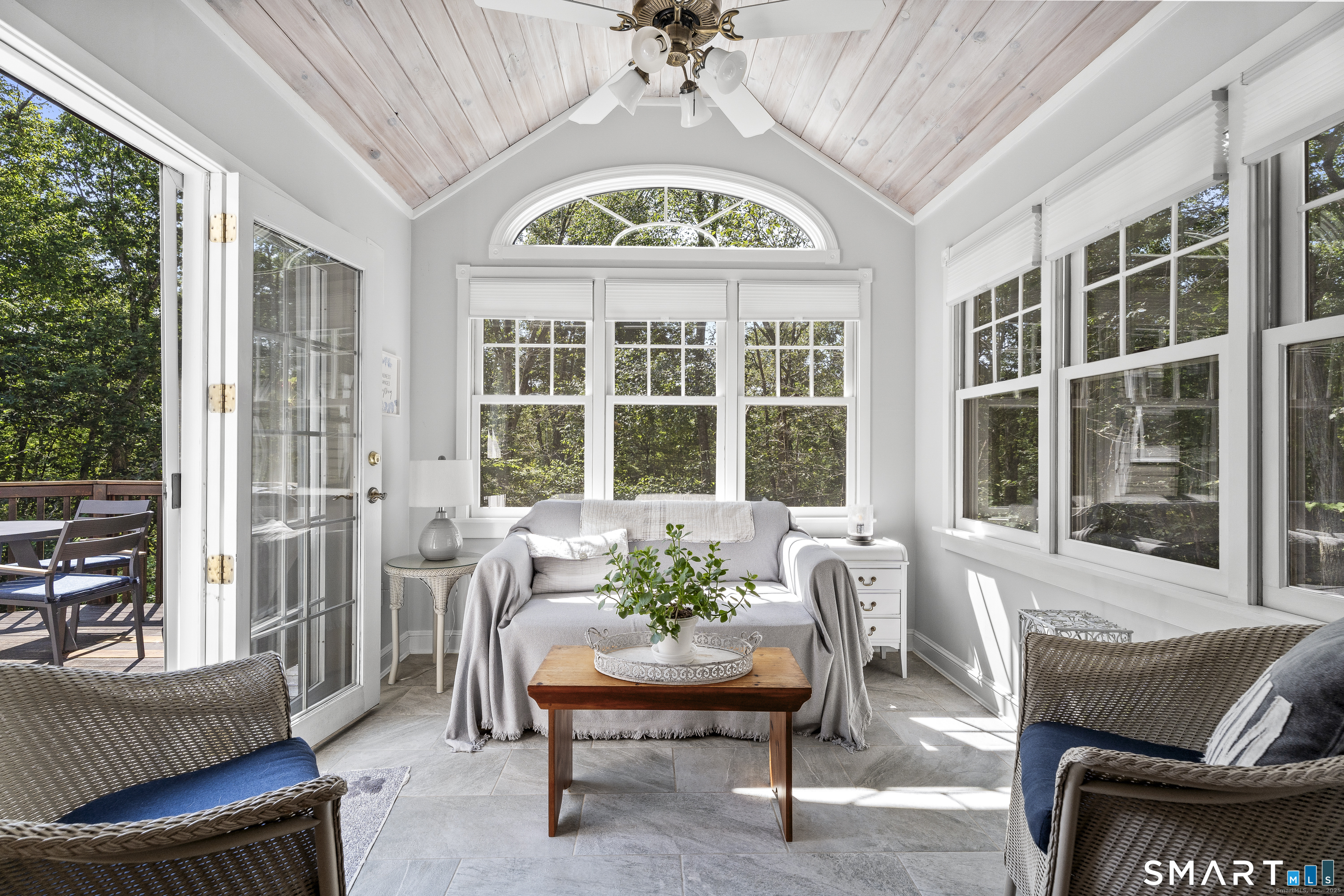 9 Rivendell Road Marlborough, CT 06447 - Photo 3 of 40 Enter the sunroom through French doors.