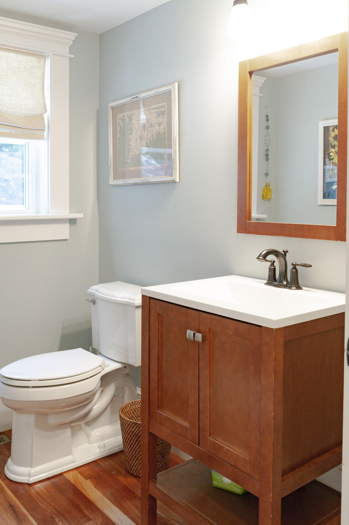 1774 South County Road Osterville, MA 02655 - Photo 37 of 75 a bathroom with a sink mirror vanity and toilet