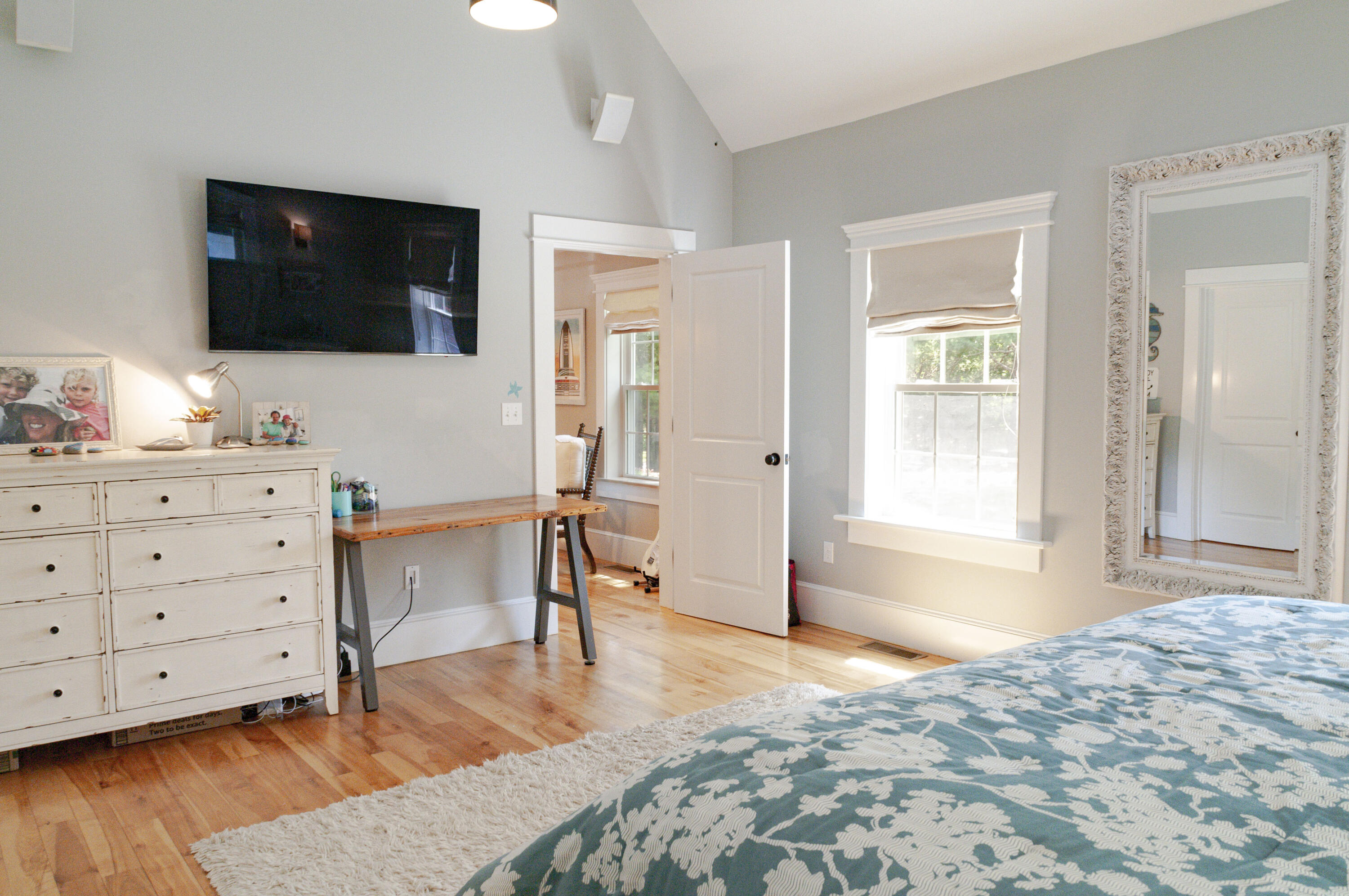 1774 South County Road Osterville, MA 02655 - Photo 43 of 75 a bedroom with a bed and a flat screen tv
