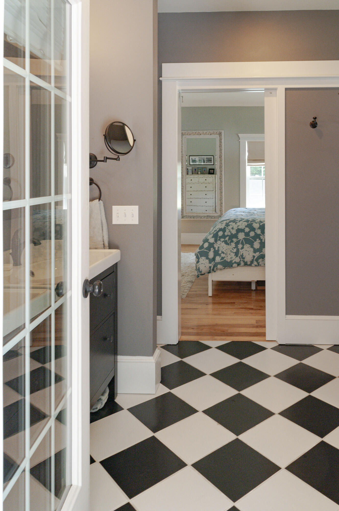 1774 South County Road Osterville, MA 02655 - Photo 50 of 75 a view of a storage & utility room with a checkered floor
