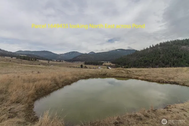 a view of lake with mountain