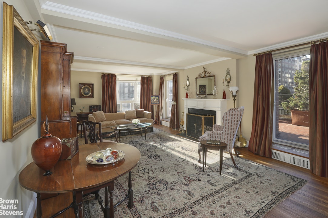 2 Beekman Place, Unit 15/16C Manhattan, NY 10022 - Photo 3 of 18 a view of a dining room with furniture window and wooden floor