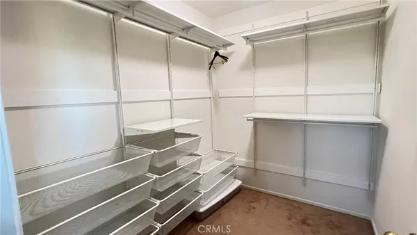 a walk in closet