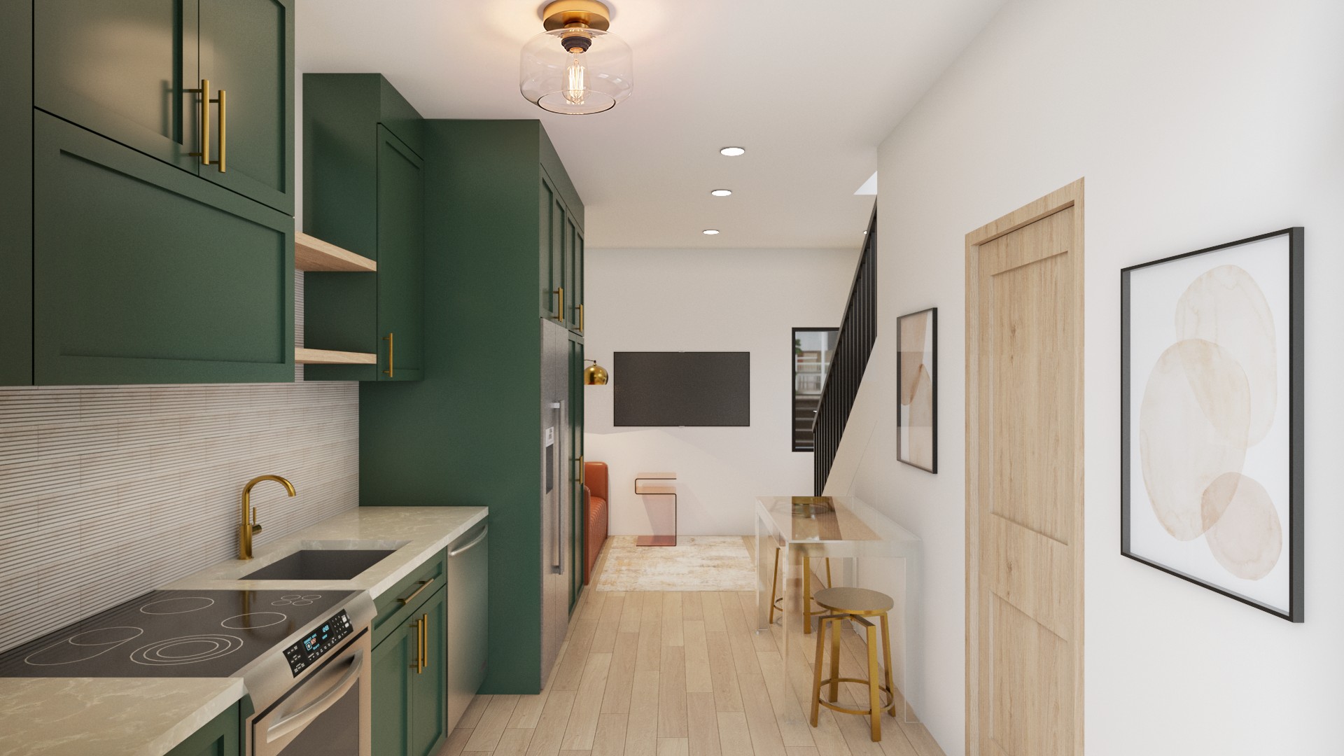 605 East 55th Street, Unit 6 Austin, TX 78751 - Photo 6 of 13 1st Level Kitchen