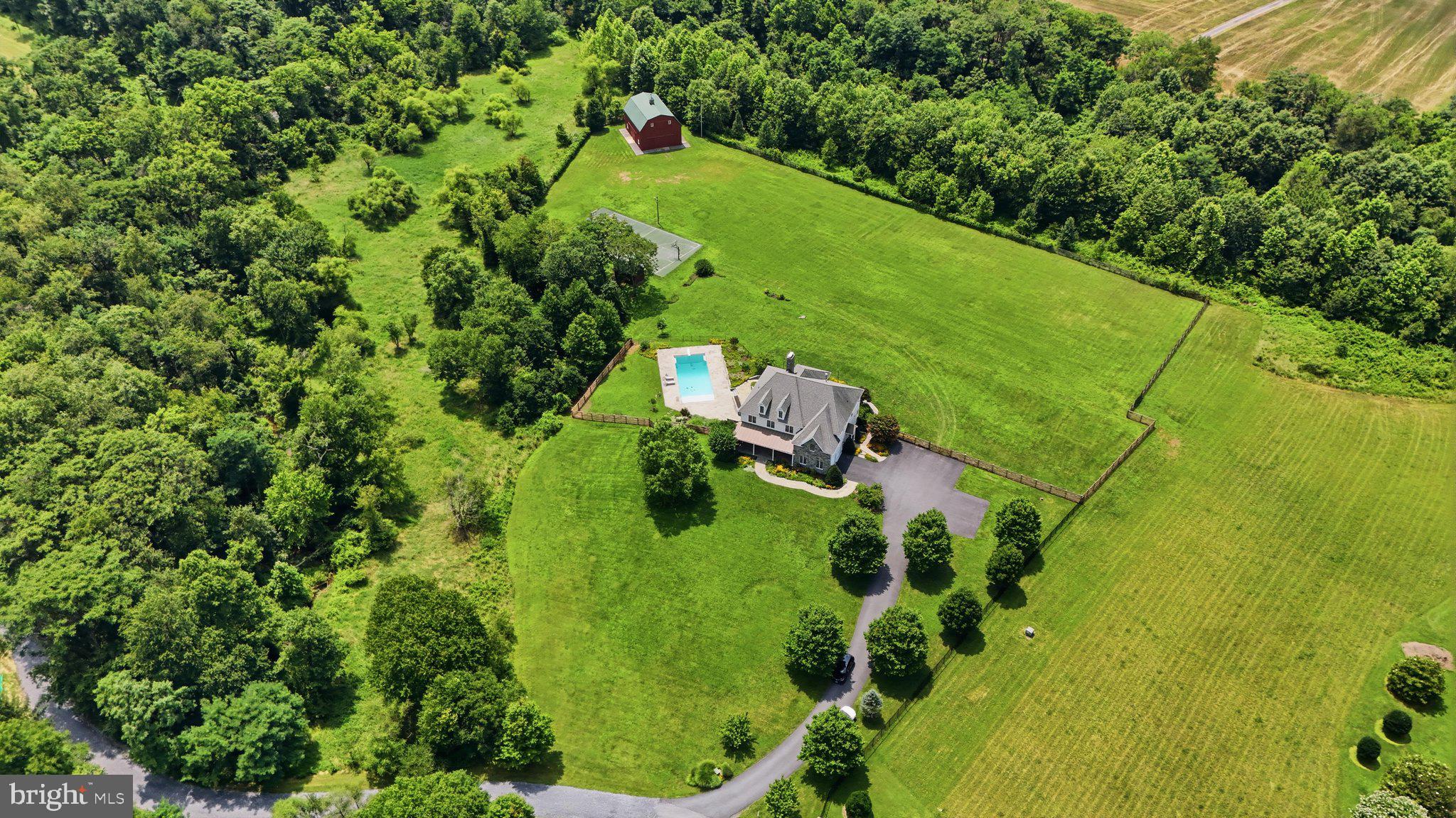 19014 Beallsville Road Poolesville, MD 20837 - Photo 74 of 83 Aerial Front