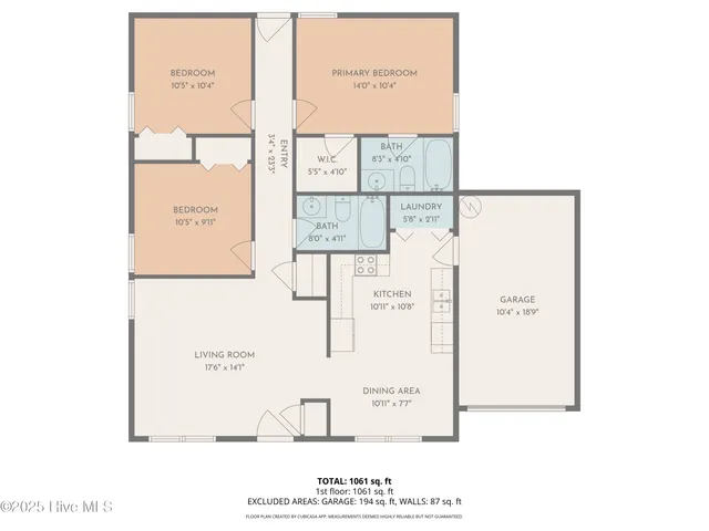 $1,600 | 107 Blossom Court, Maple Hill, NC 28454
