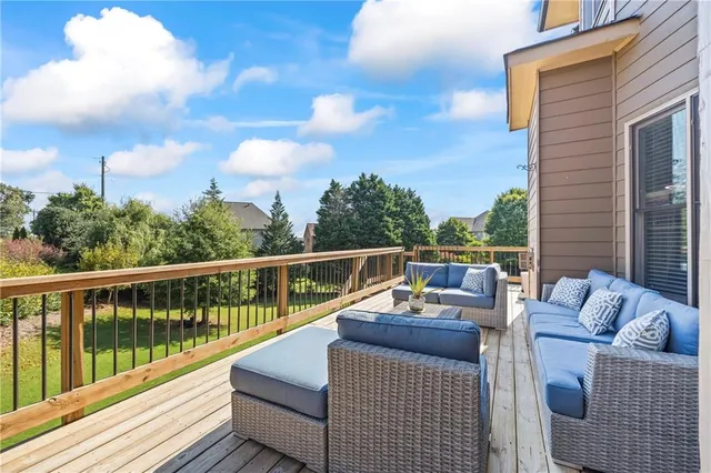 a view of deck with patio