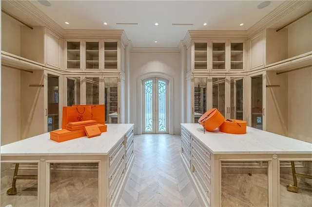 a view of a garden with an outdoor space