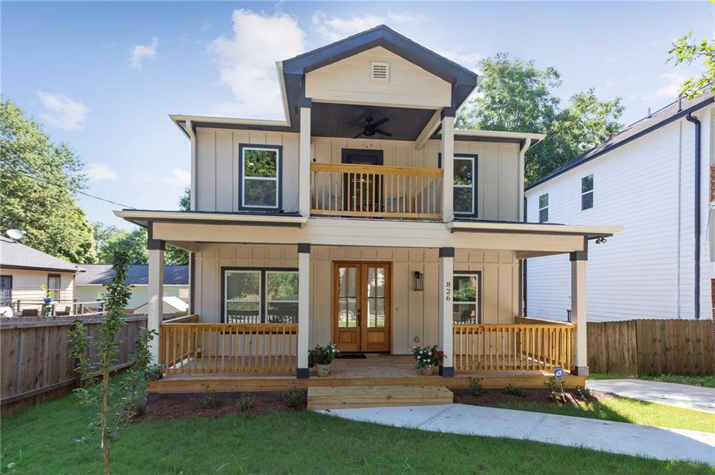 826 Beryl Street Southwest Atlanta, GA 30310 - Photo 1 of 1 front view of a house with a yard