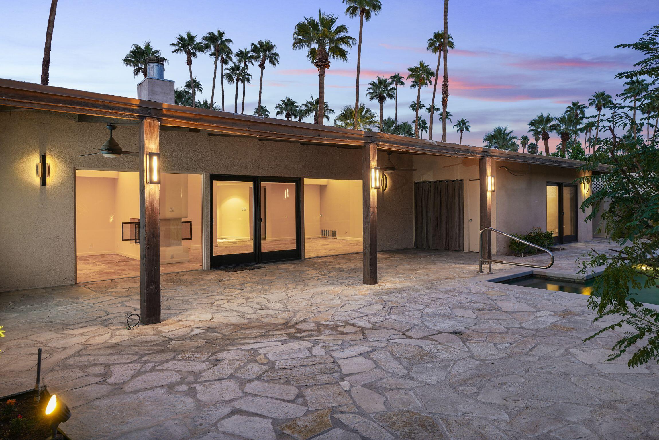 1345 Deep Well Road Palm Springs, CA 92264 - Photo 5 of 44 rear nite