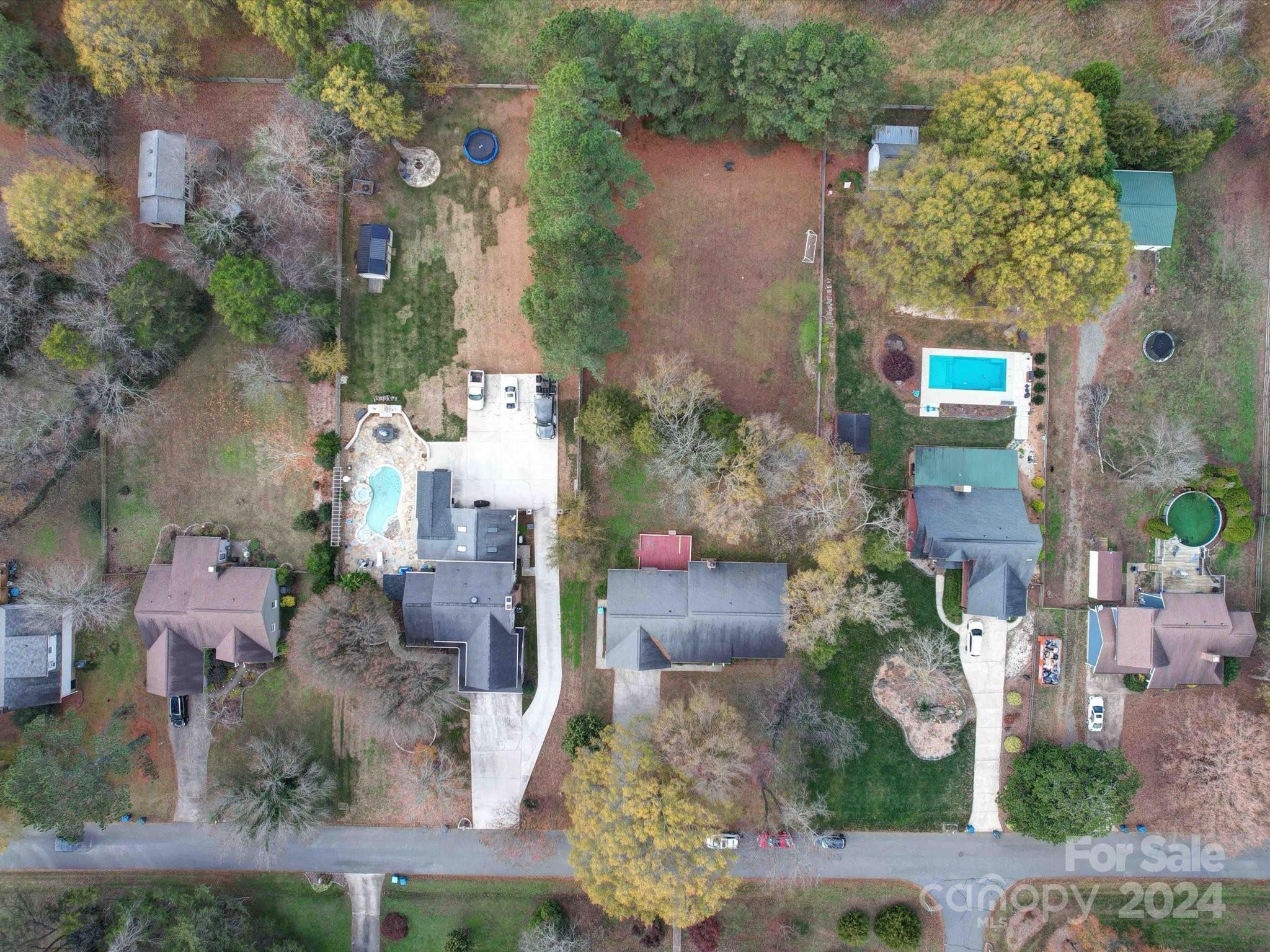 8426 Live Oak Road Harrisburg, NC 28075 - Photo 41 of 46 an aerial view of a house with outdoor space