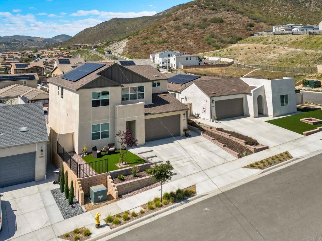 35374 Orchard Trail Fallbrook, CA 92028 - Photo 23 of 33 an aerial view of a house with a garden