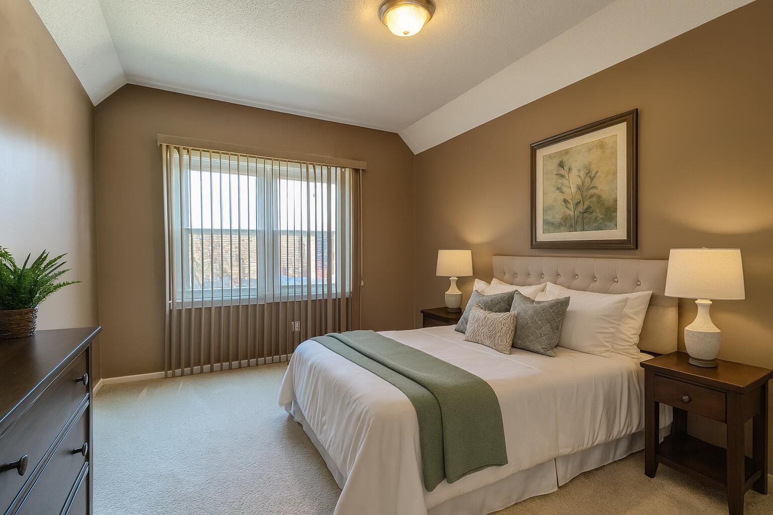 767 Kenmare Parkway Crown Point, IN 46307 - Photo 15 of 27 a bedroom with a bed and a window