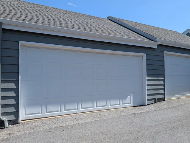 a view of wooden door