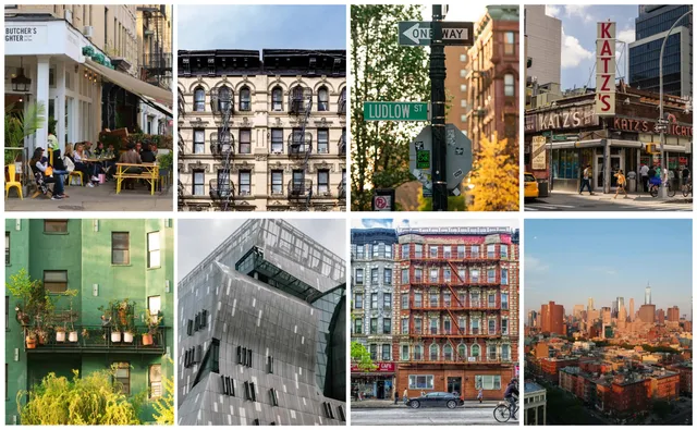a view of city with balcony