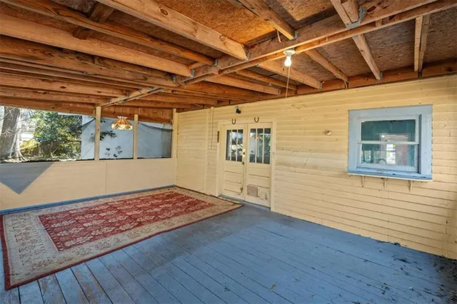 a view of empty space with city view