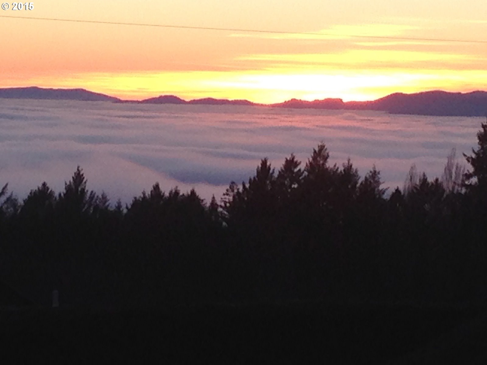 a view of lake and mountain