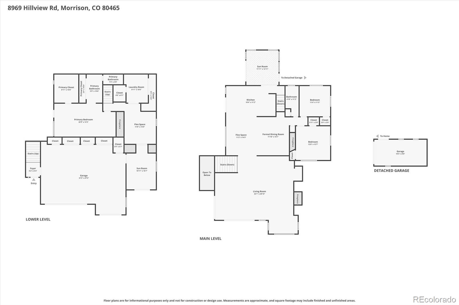 8969 South Hillview Road Morrison, CO 80465 - Photo 47 of 50 a picture of floor plan