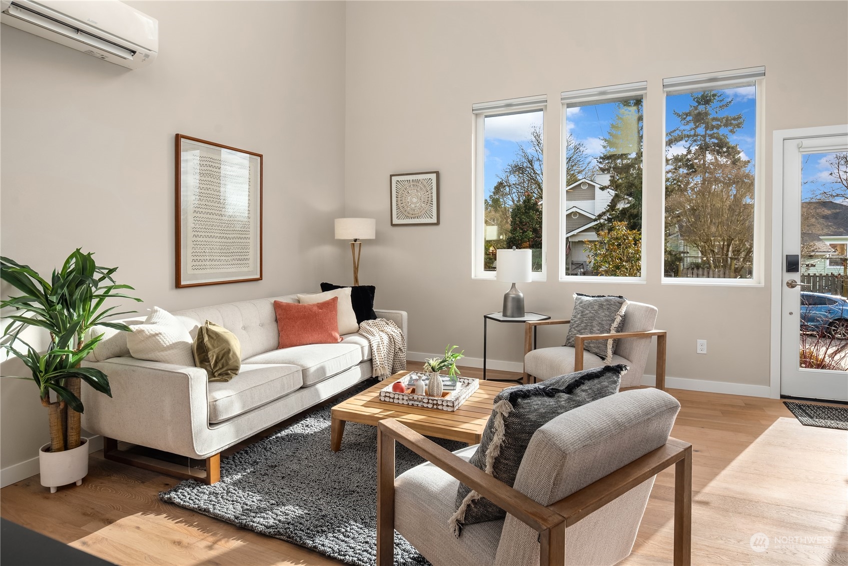 4406 Southwest Holly Street Seattle, WA 98136 - Photo 5 of 32 a living room with furniture and a large window