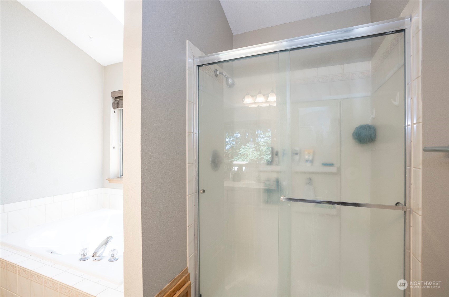 2833 Marietta Street Steilacoom, WA 98388 - Photo 23 of 40 a bathroom with a glass shower door