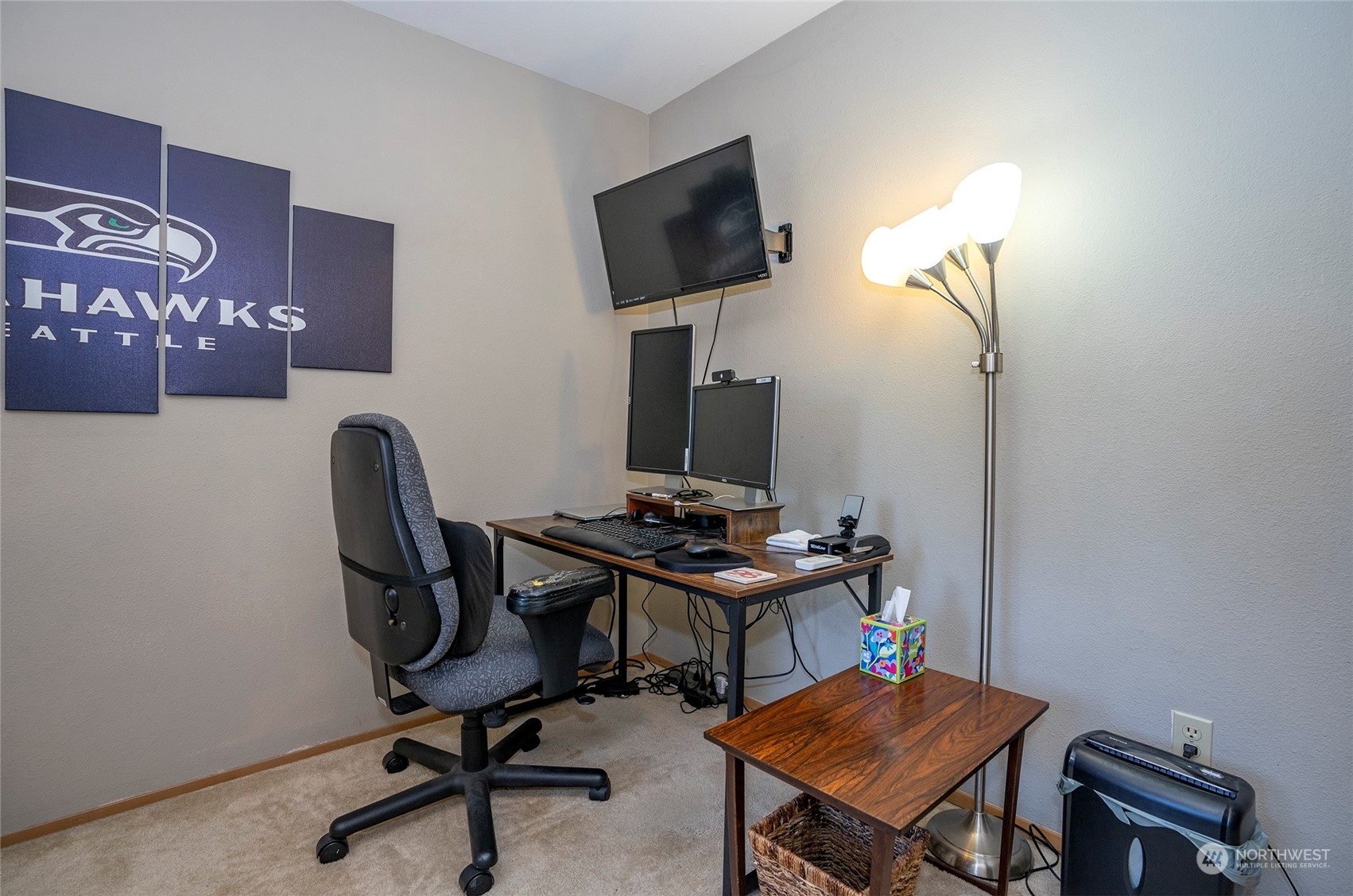 2833 Marietta Street Steilacoom, WA 98388 - Photo 28 of 40 a view of a workspace with furniture and a gate