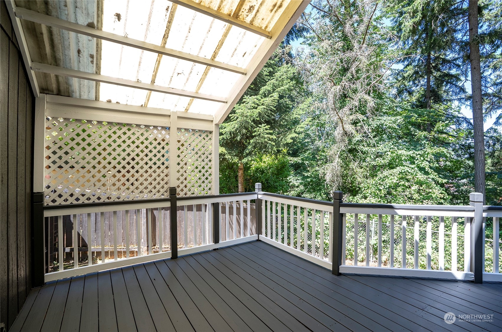 2833 Marietta Street Steilacoom, WA 98388 - Photo 30 of 40 a view of wooden balcony with wooden floor