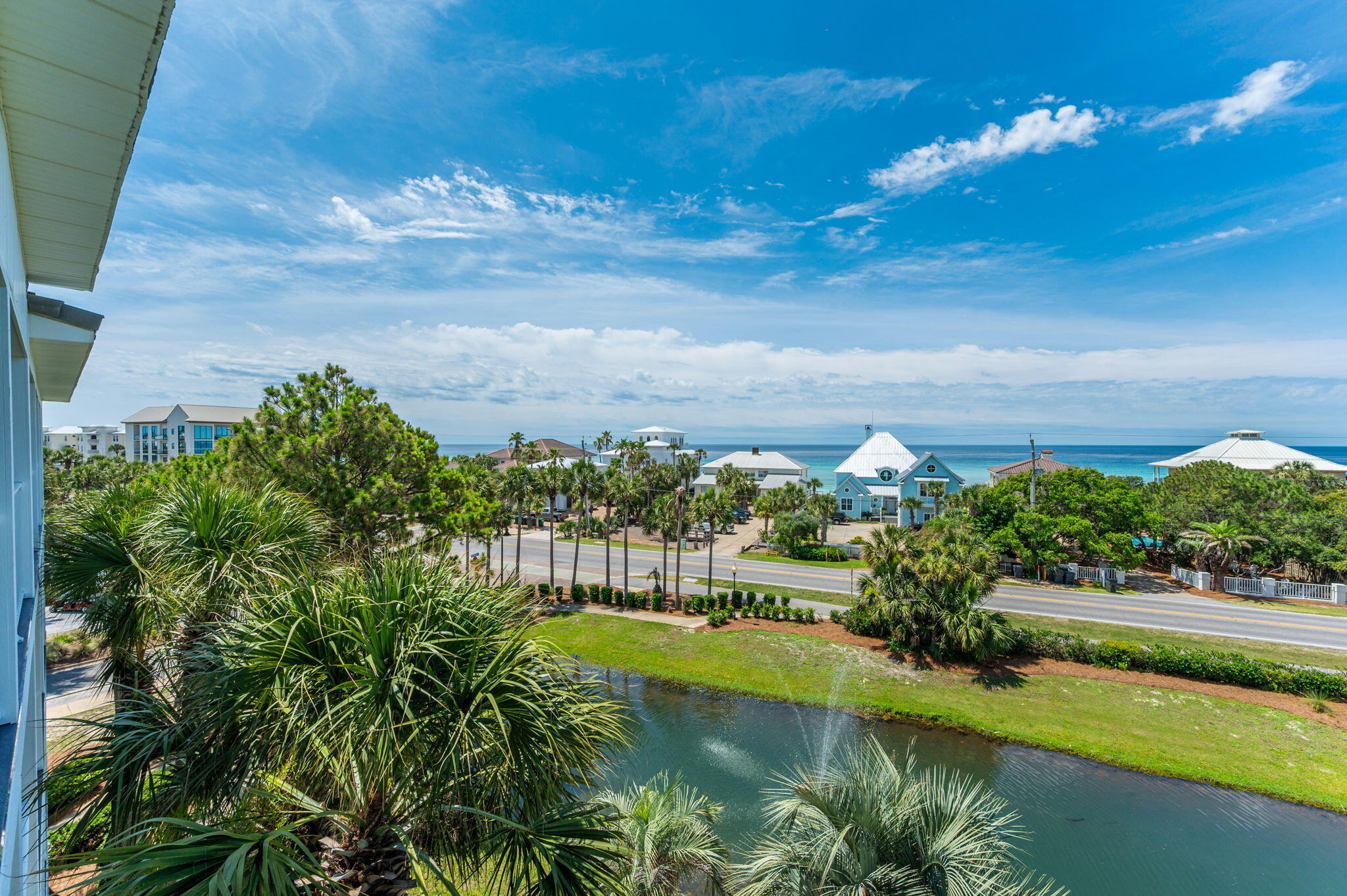144 Spires Lane, Unit 403 Santa Rosa Beach, FL 32459 - Photo 33 of 38 a view of a lake with a big yard