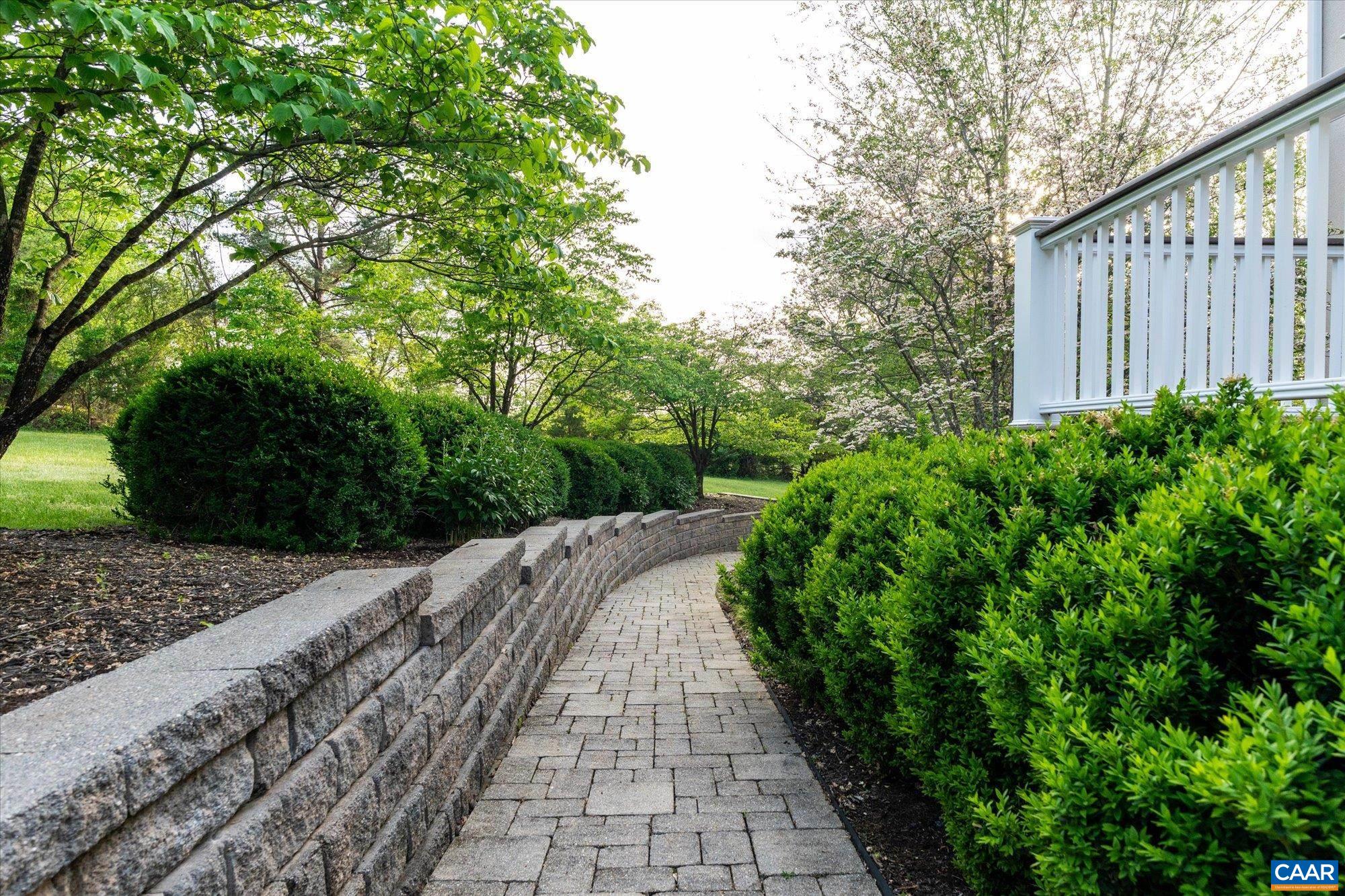 4269 Stony Point Road Keswick, VA 22947 - Photo 24 of 25 a view of a pathway with a garden