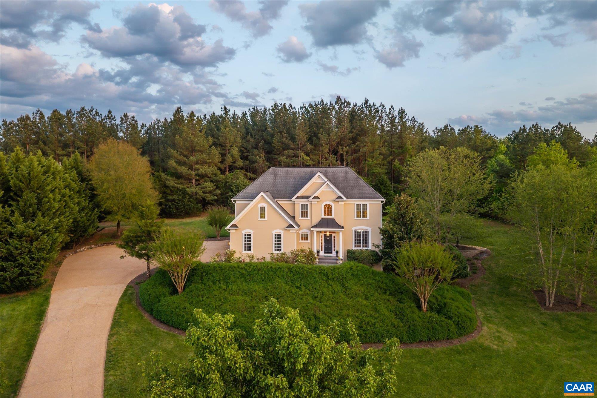4269 Stony Point Road Keswick, VA 22947 - Photo 25 of 25 an aerial view of a house with a yard and lake view