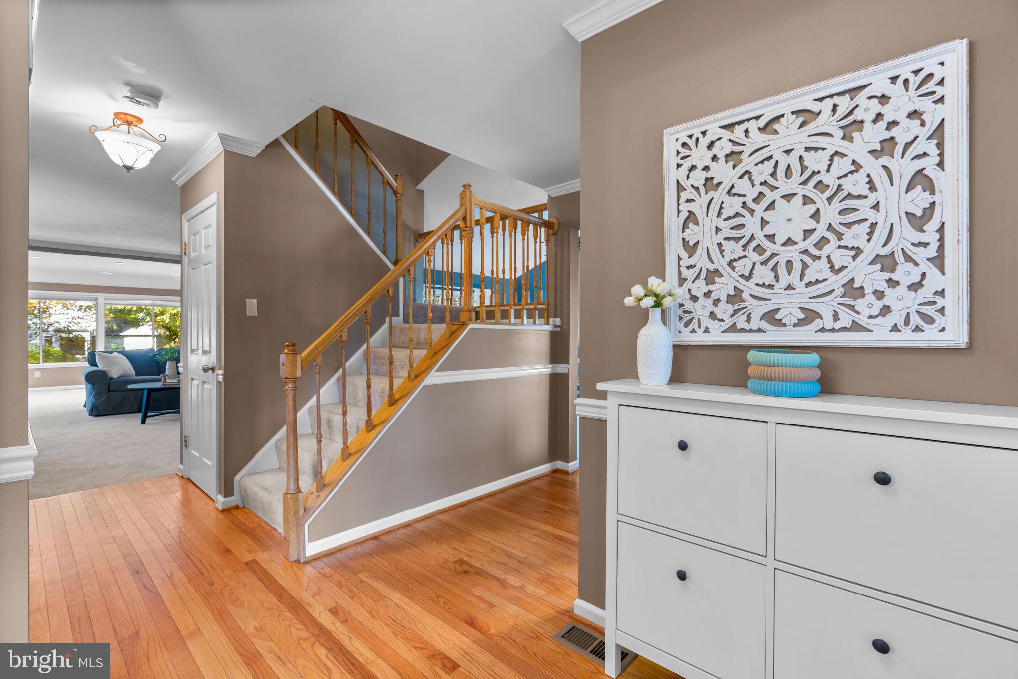 311 Canterfield Road Annapolis, MD 21403 - Photo 5 of 49 a view of entryway and hall with wooden floor