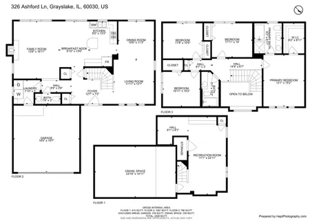 $450,000 | 326 Ashford Lane, Grayslake, IL 60030