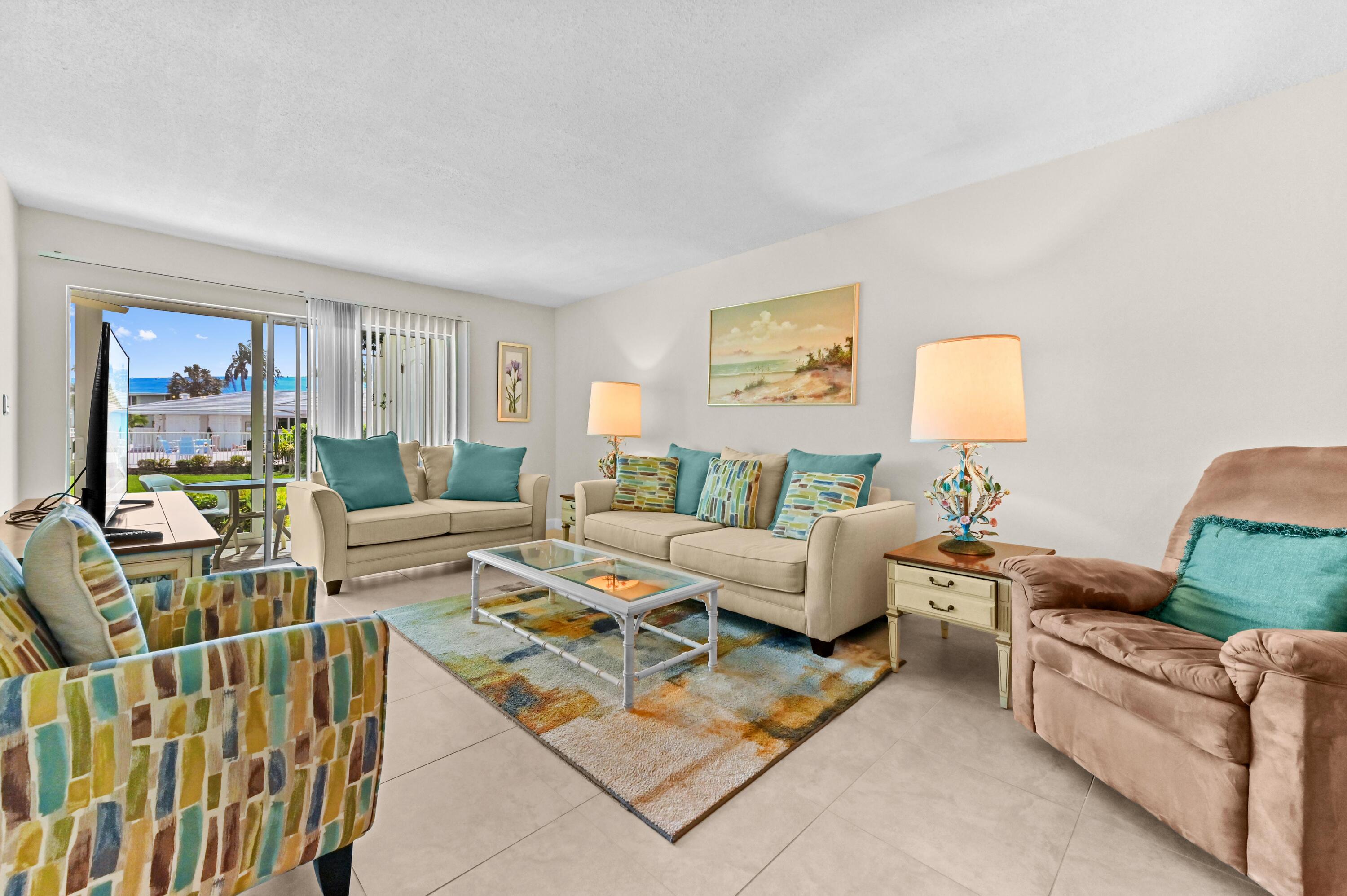 5540 North Ocean Boulevard, Unit 107 Ocean Ridge, FL 33435 - Photo 5 of 26 05 Living room 01