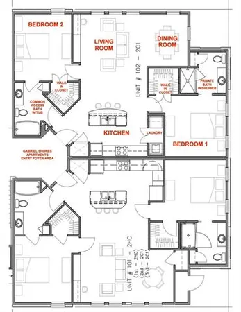 $1,900 | 400 Coconut Beach Boulevard, Unit 203, Kenner, LA 70065