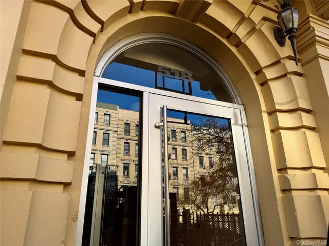 a view of a door with a door