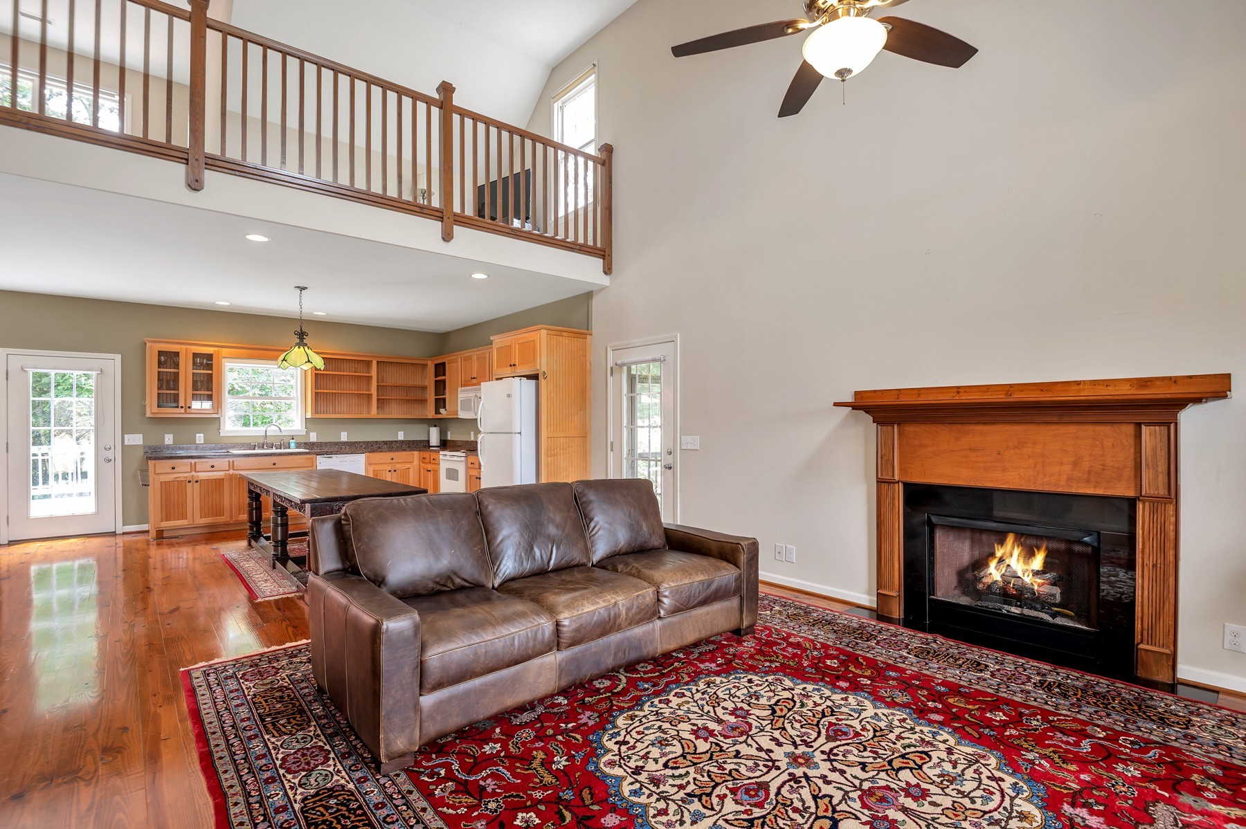 4949 Homer Worsham Road Springfield, TN 37172 - Photo 17 of 33 a living room with furniture and a fireplace