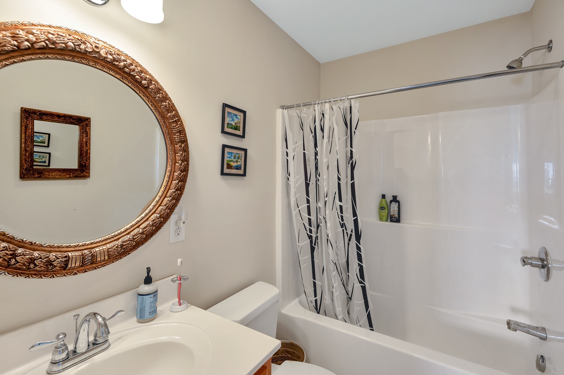 4949 Homer Worsham Road Springfield, TN 37172 - Photo 30 of 33 a bathroom with a sink and a mirror
