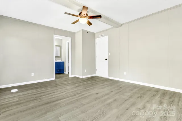 wooden floor in an empty room