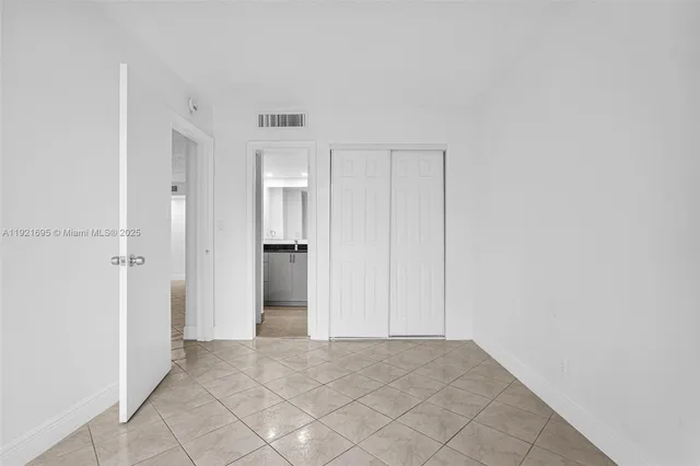 a view of an empty room