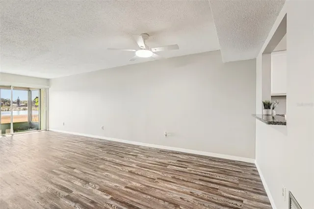 wooden floor in an empty room