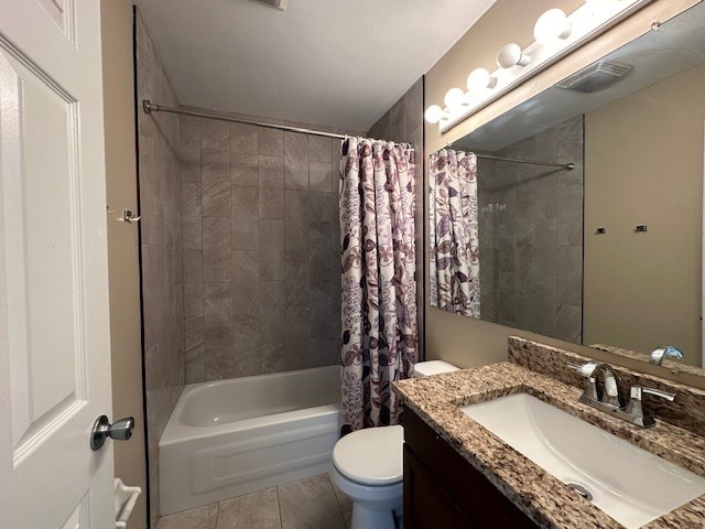 2301 Modaff Road Naperville, IL 60565 - Photo 23 of 24 a bathroom with a granite countertop bathtub shower sink vanity and toilet