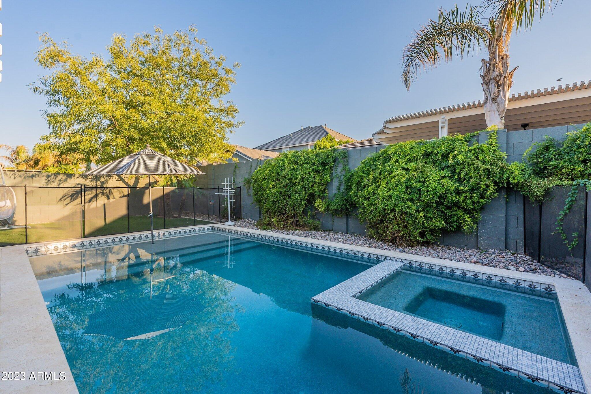 2833 East Appaloosa Road Gilbert, AZ 85296 - Photo 31 of 44 salt water pool and spa