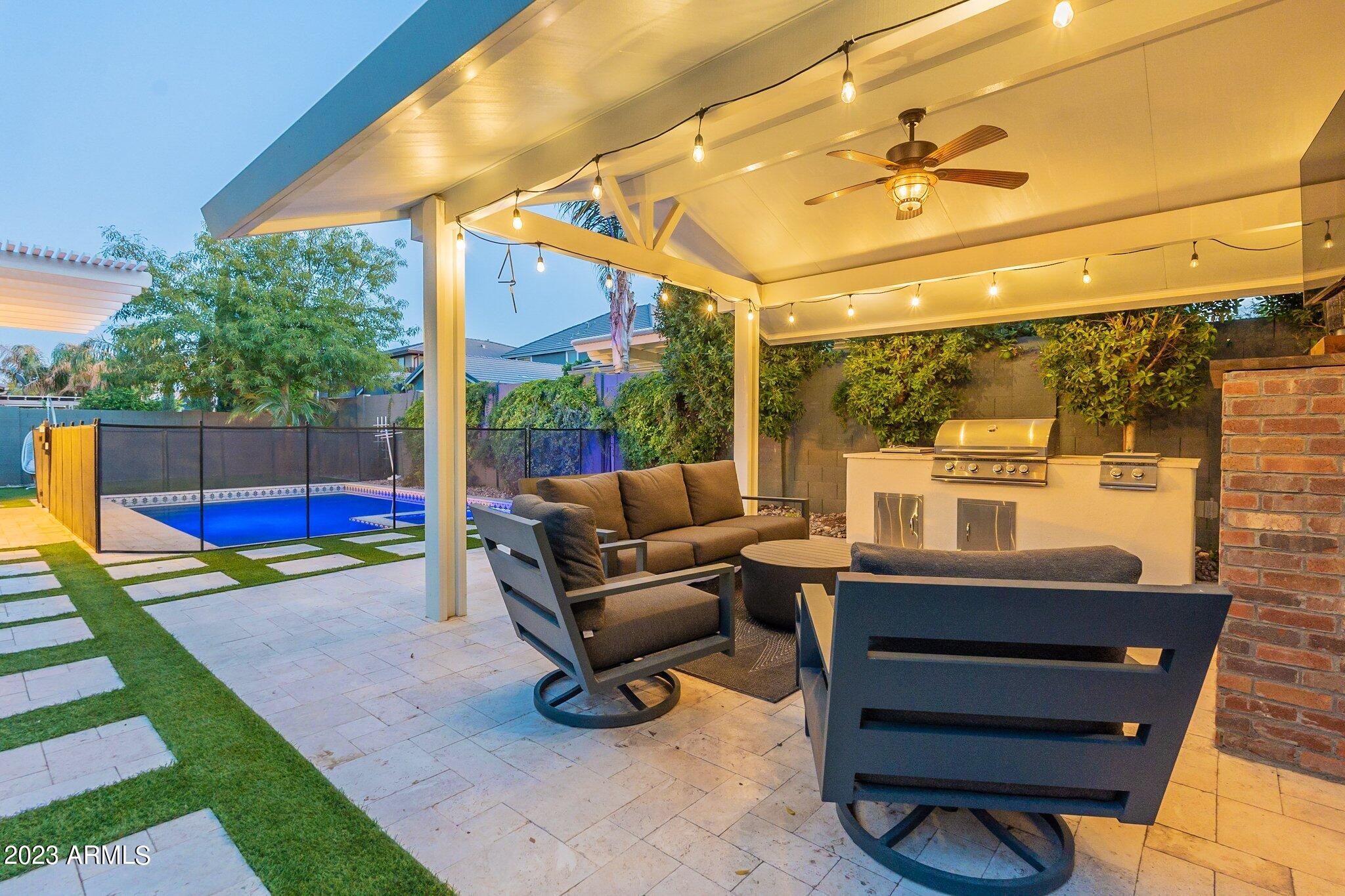 2833 East Appaloosa Road Gilbert, AZ 85296 - Photo 37 of 44 backyard oasis
