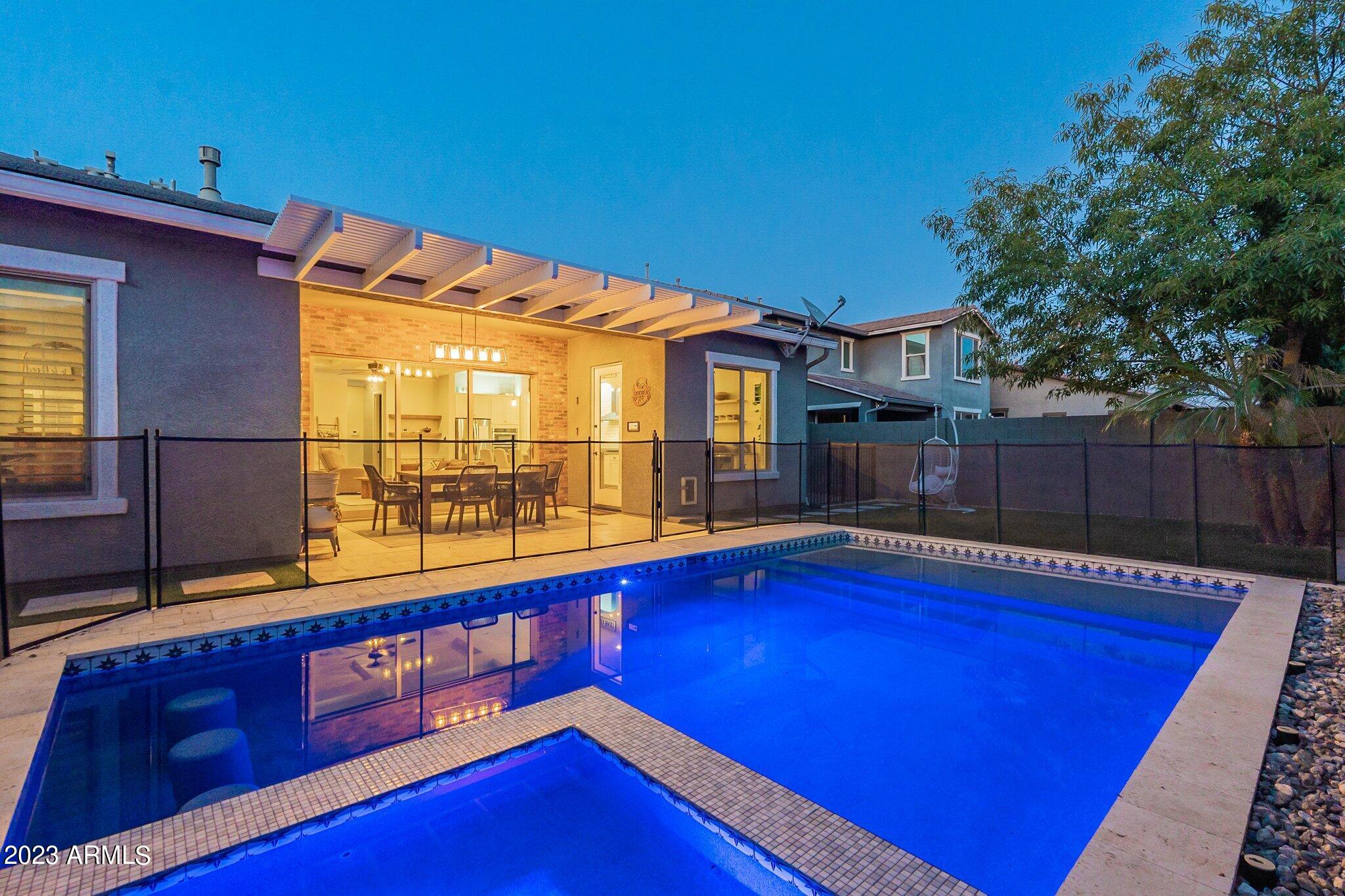 2833 East Appaloosa Road Gilbert, AZ 85296 - Photo 40 of 44 heated pool and spa