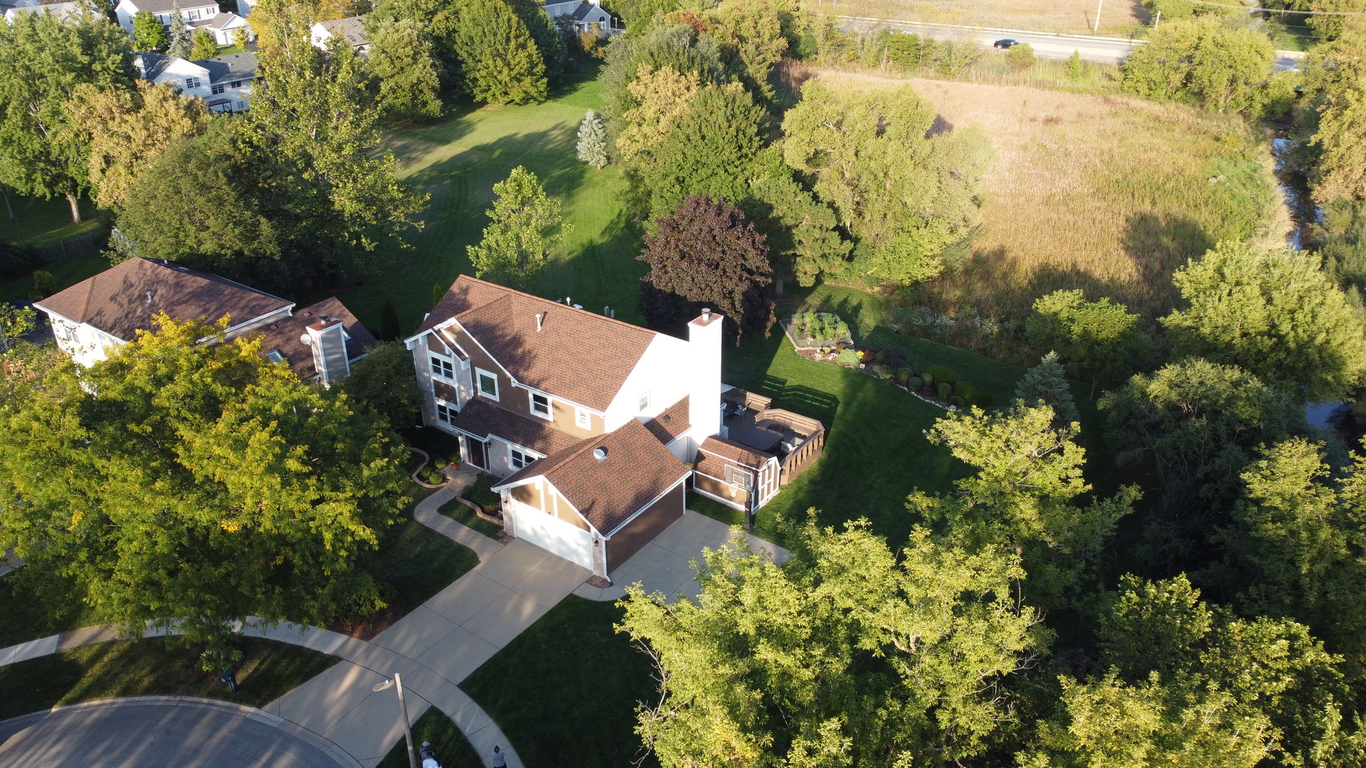 113 Bittersweet Lane Streamwood, IL 60107 - Photo 23 of 24 an aerial view of a house with a yard