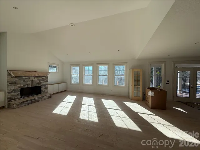 a view of a house with a balcony